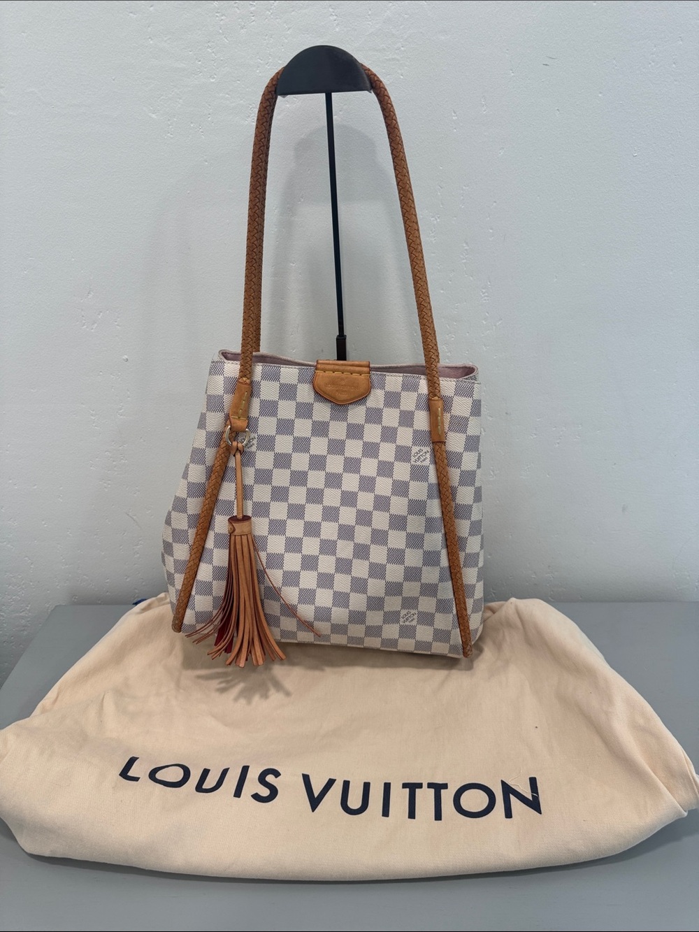 Louis Vuitton Damier Azur Propriano Rose Ballerine